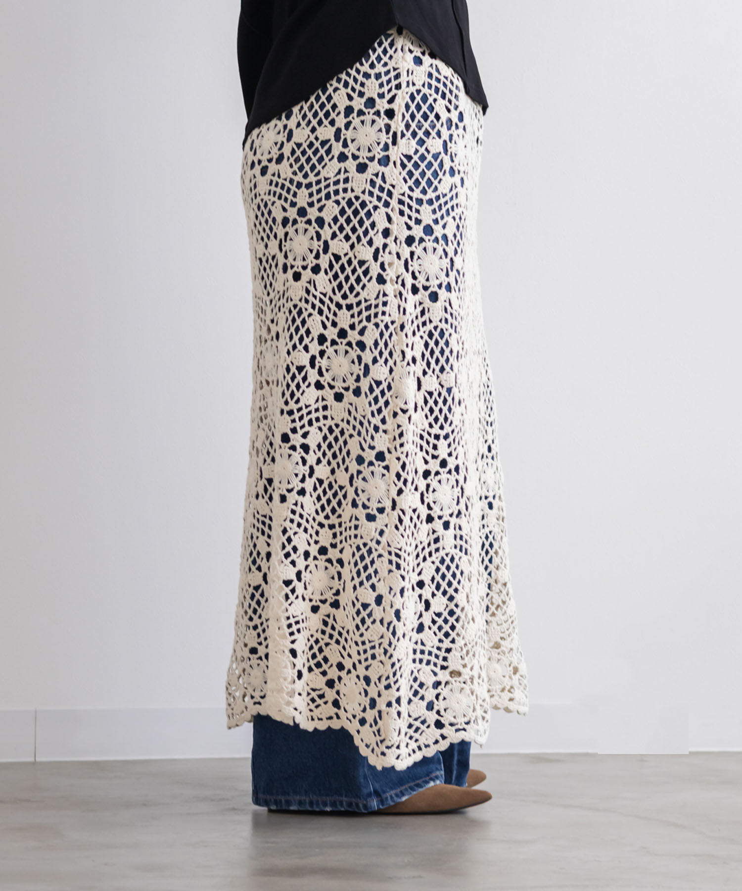 Crochet skirt